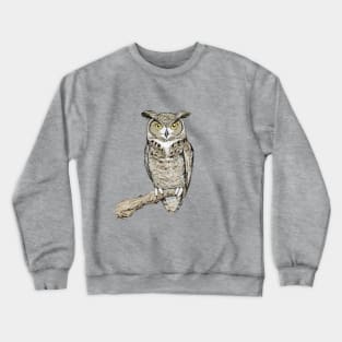 Great horned owl Crewneck Sweatshirt